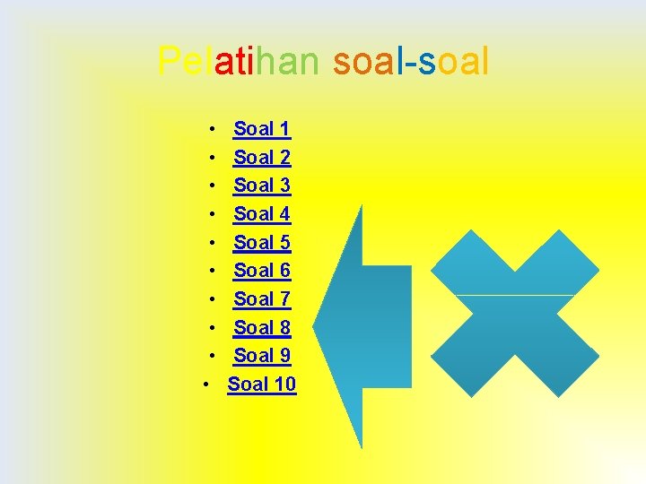 Pelatihan soal-soal • • • Soal 1 Soal 2 Soal 3 Soal 4 Soal