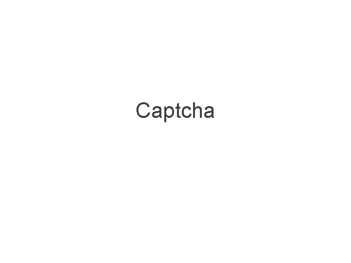 Captcha 