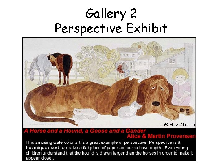 Gallery 2 Perspective Exhibit 