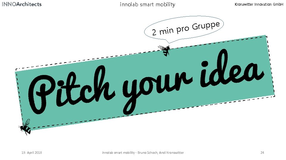 innolab smart mobility Kronawitter Innovation Gmb. H e p p u r G ro
