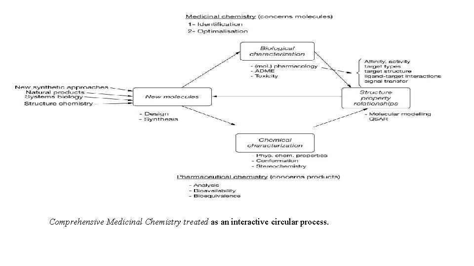 Comprehensive Medicinal Chemistry treated as an interactive circular process. 