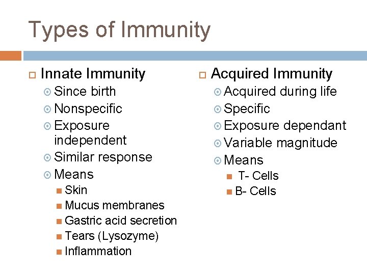 IMMUNOLOGY Dr Shoaib Raza Immune System Defense system