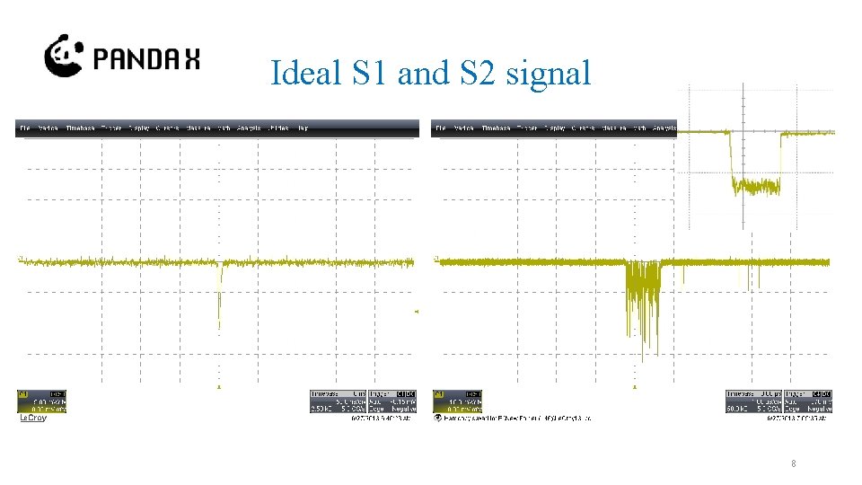 Ideal S 1 and S 2 signal 8 