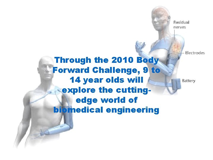 Through the 2010 Body Forward Challenge, 9 to 14 year olds will explore the