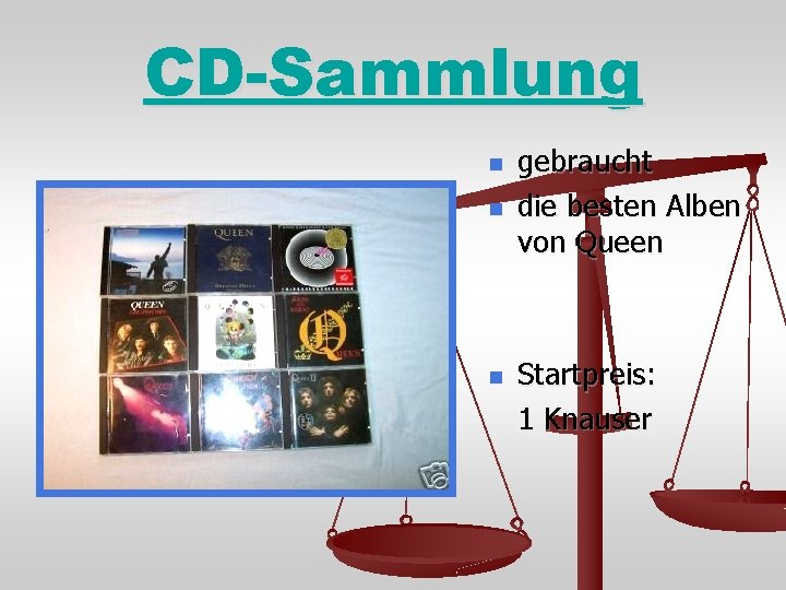 CD-Sammlung n n n gebraucht die besten Alben von Queen Startpreis: 1 Knauser 