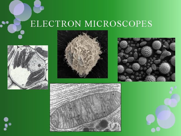 ELECTRON MICROSCOPES 
