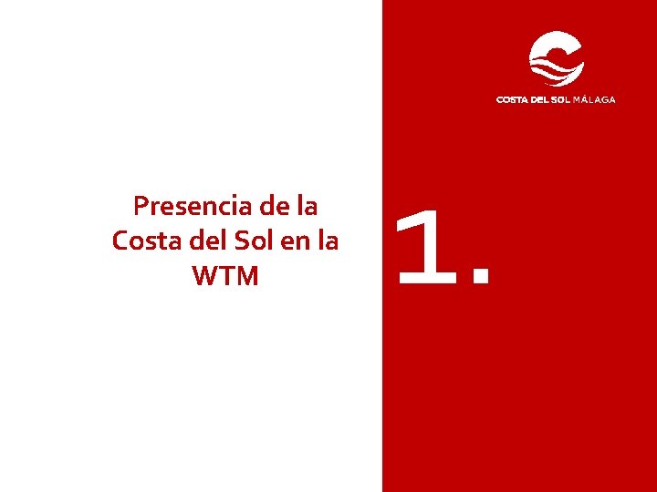 Presencia de la Costa del Sol en la WTM 1. 