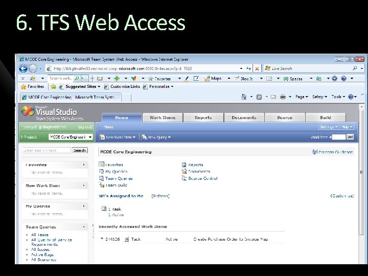 6. TFS Web Access 