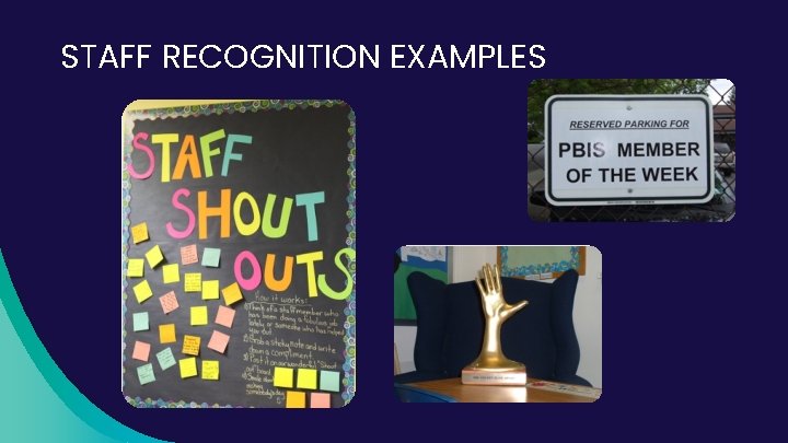 STAFF RECOGNITION EXAMPLES 