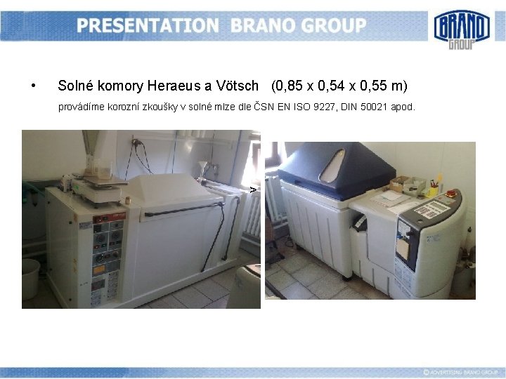  • Solné komory Heraeus a Vötsch (0, 85 x 0, 54 x 0,