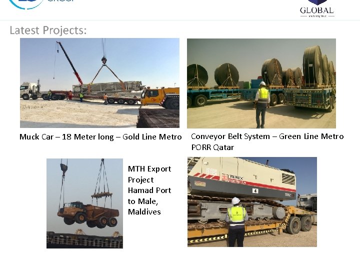 Muck Car – 18 Meter long – Gold Line Metro MTH Export Project Hamad