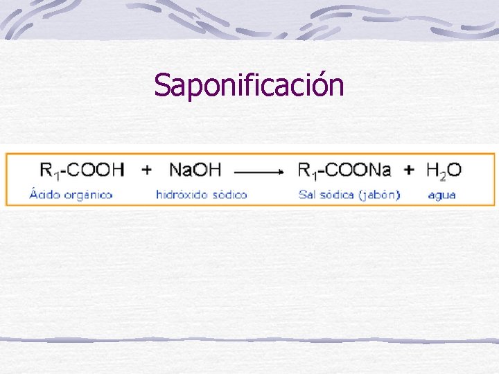 Saponificación 