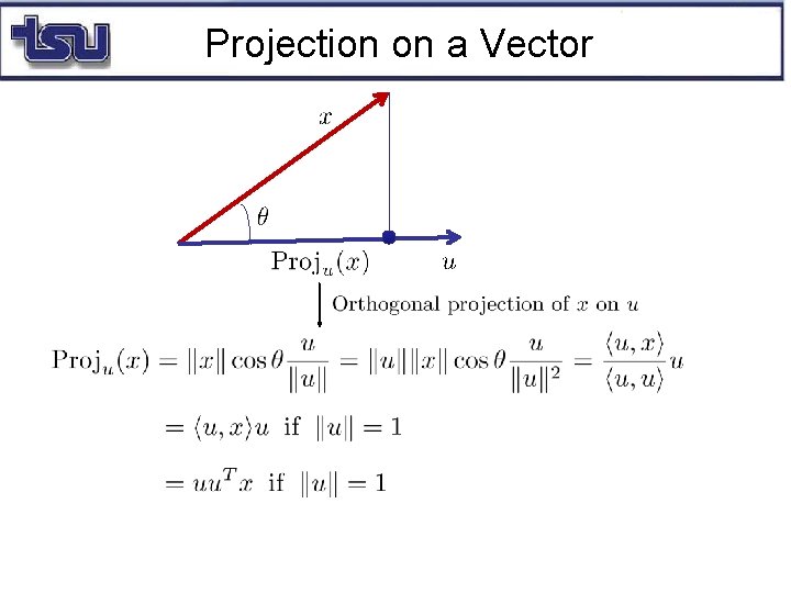 Projection on a Vector 