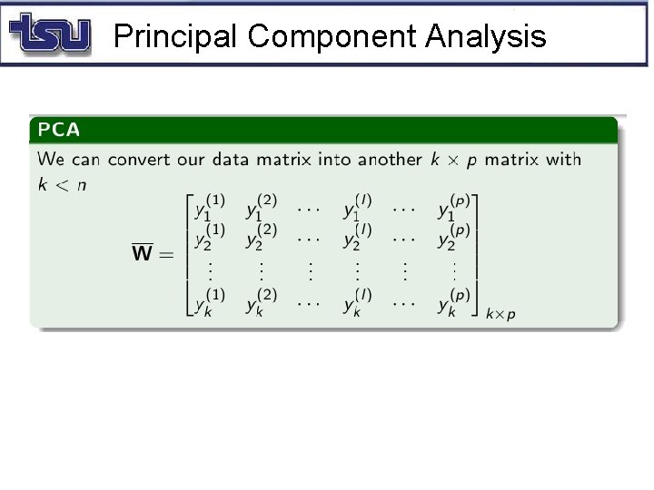 Principal Component Analysis 