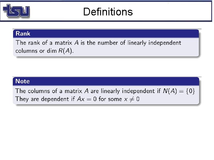 Definitions 