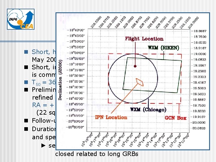 CEA GRB 020531 n Short, hard GRB detected by FREGATE and WXM on 31