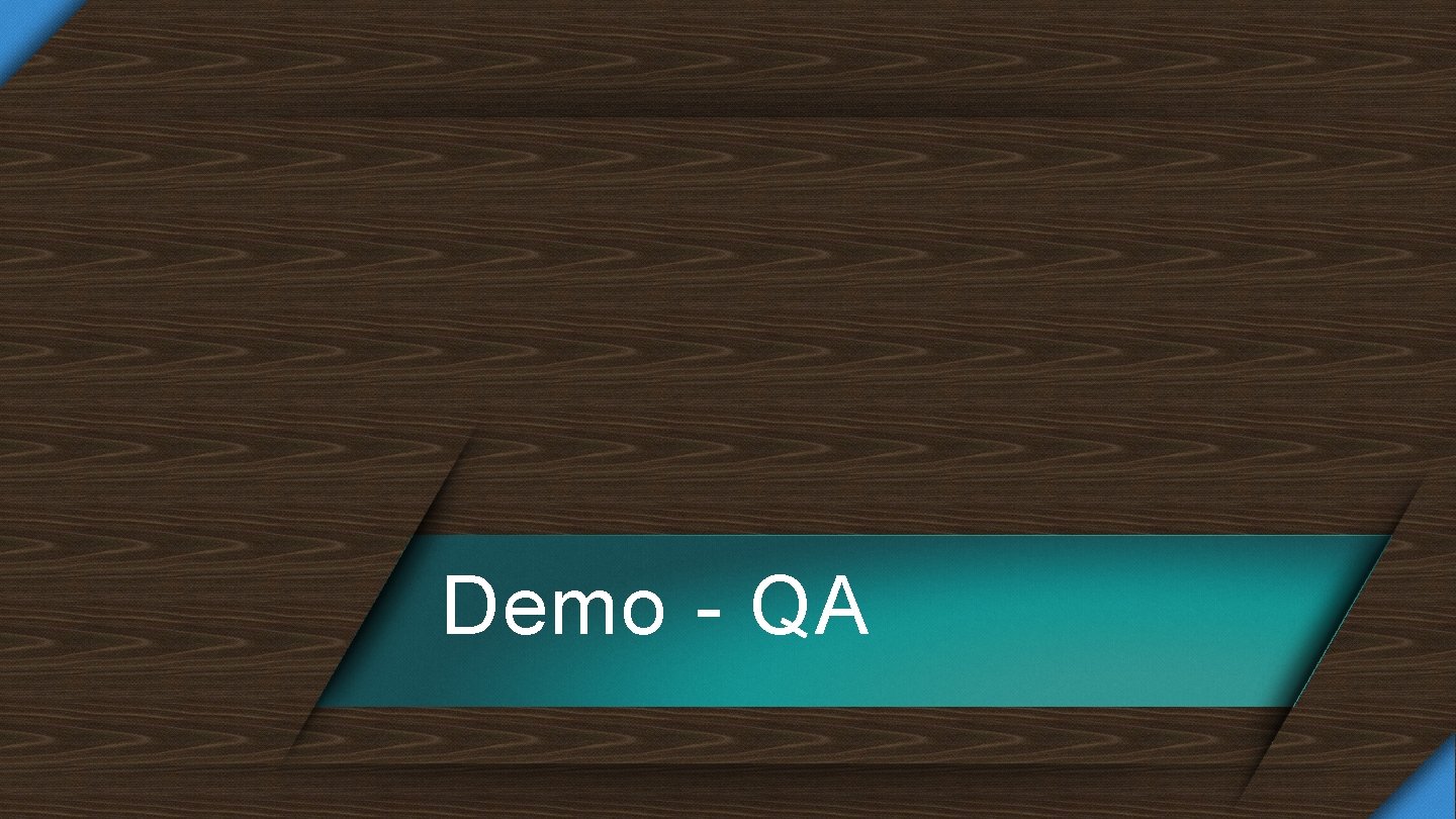 Demo - QA 