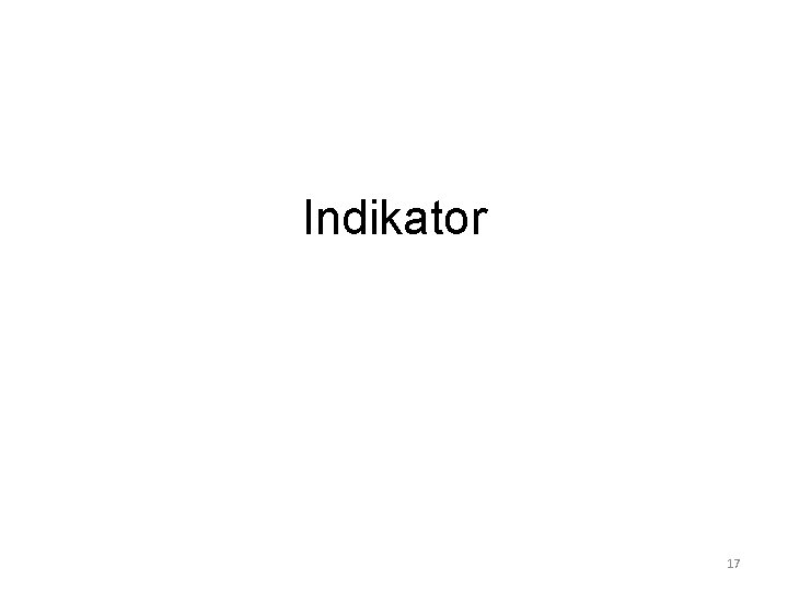 Indikator 17 