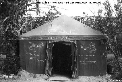 Bou-Saâda – Avril 1959 – Détachement ALAT du GALAT 3 (Marcel Vervoort) 