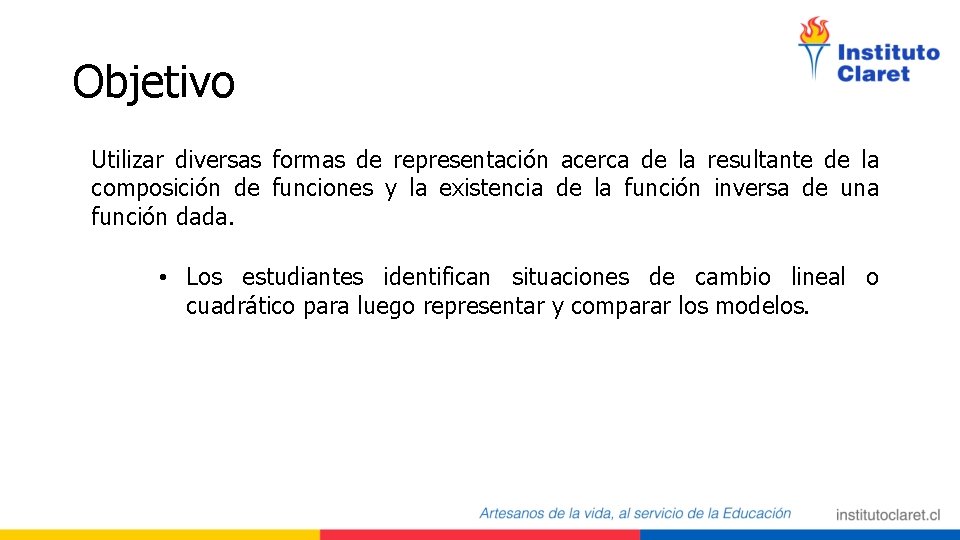 Objetivo Utilizar diversas formas de representación acerca de la resultante de la composición de