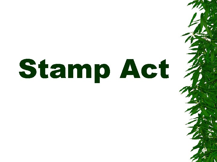 Stamp Act 