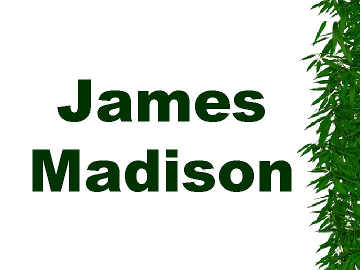 James Madison 