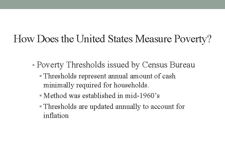 POVERTY AND ACADEMIC PERFORMANCE How Poverty Affects Behavior