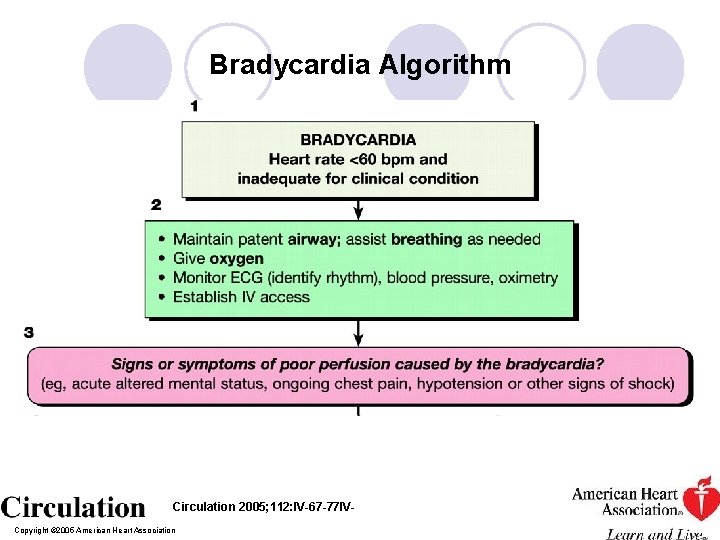 Bradycardia Algorithm Circulation 2005; 112: IV-67 -77 IVCopyright © 2005 American Heart Association 