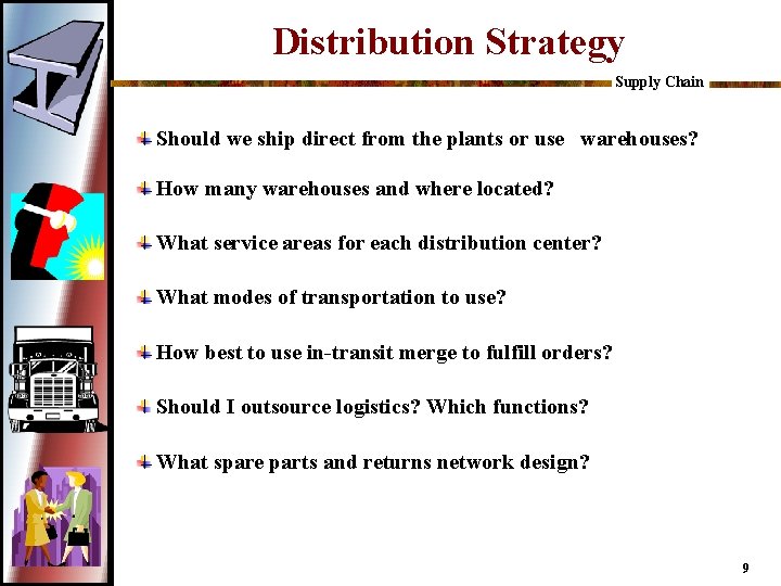 Distribution Strategy Supply Chain Should we ship direct from the plants or use warehouses?
