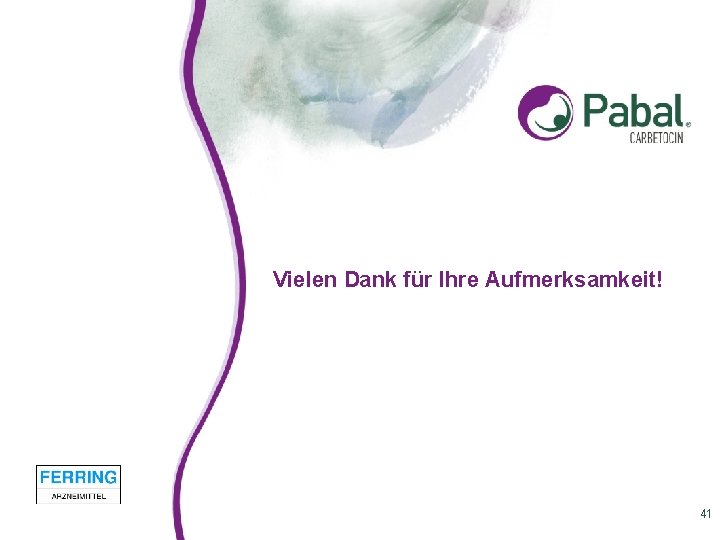Vielen Dank für Ihre Aufmerksamkeit! 41 Vielen Dank für Ihre Aufmerksamkeit! 41