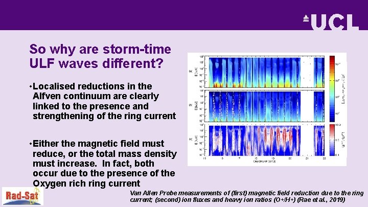 So why are storm-time ULF waves different? • Localised reductions in the Alfven continuum