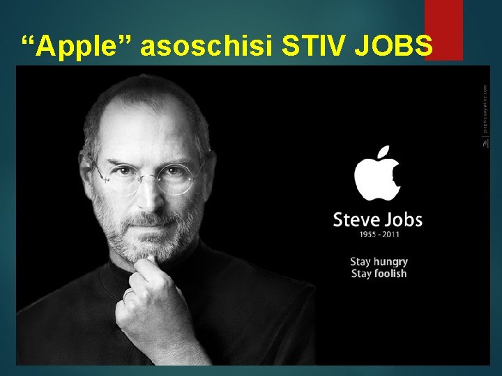 “Apple” asoschisi STIV JOBS 