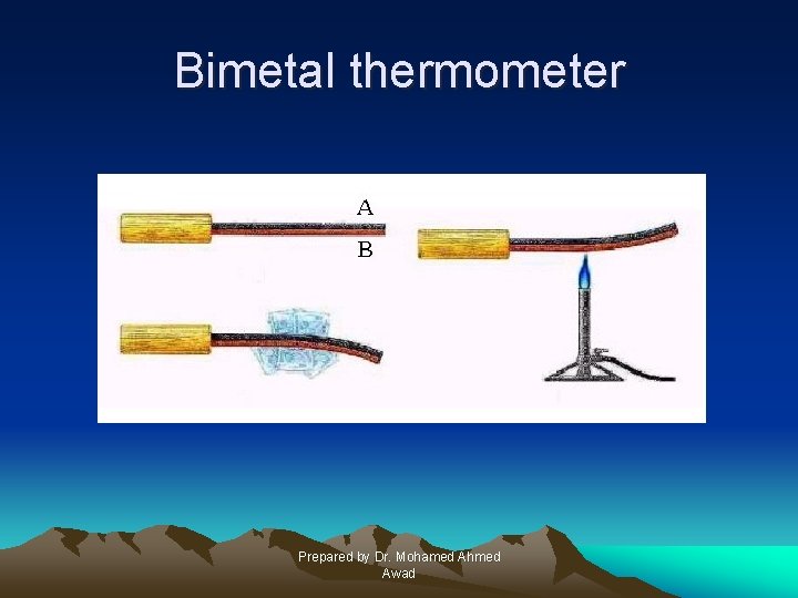 Bimetal thermometer Prepared by Dr. Mohamed Ahmed Awad 