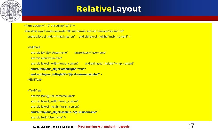 Relative. Layout <? xml version="1. 0" encoding="utf-8"? > <Relative. Layout xmlns: android="http: //schemas. android. Relative. Layout <? xml version="1. 0" encoding="utf-8"? > <Relative. Layout xmlns: android="http: //schemas. android.