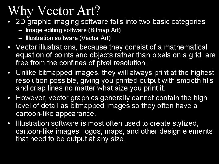Vector vs BitmapPixel Art Key Points About Vector