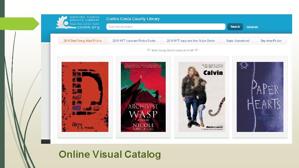 Online Visual Catalog 