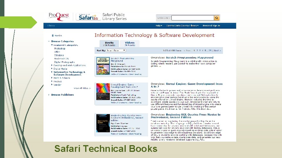 Safari Technical Books 