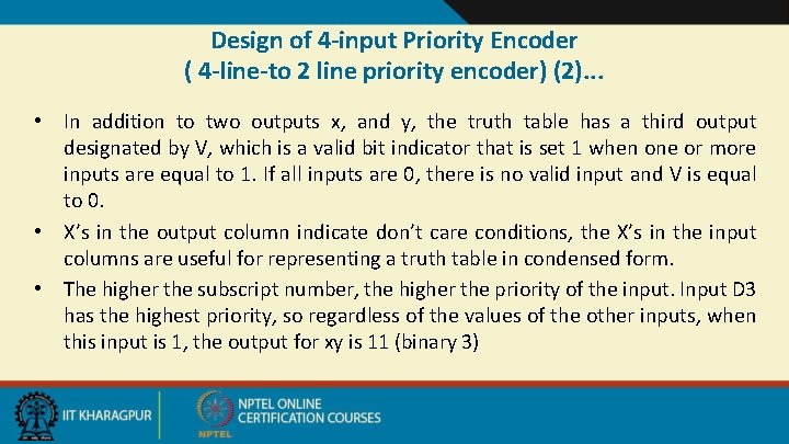 Design of 4 -input Priority Encoder ( 4 -line-to 2 line priority encoder) (2).