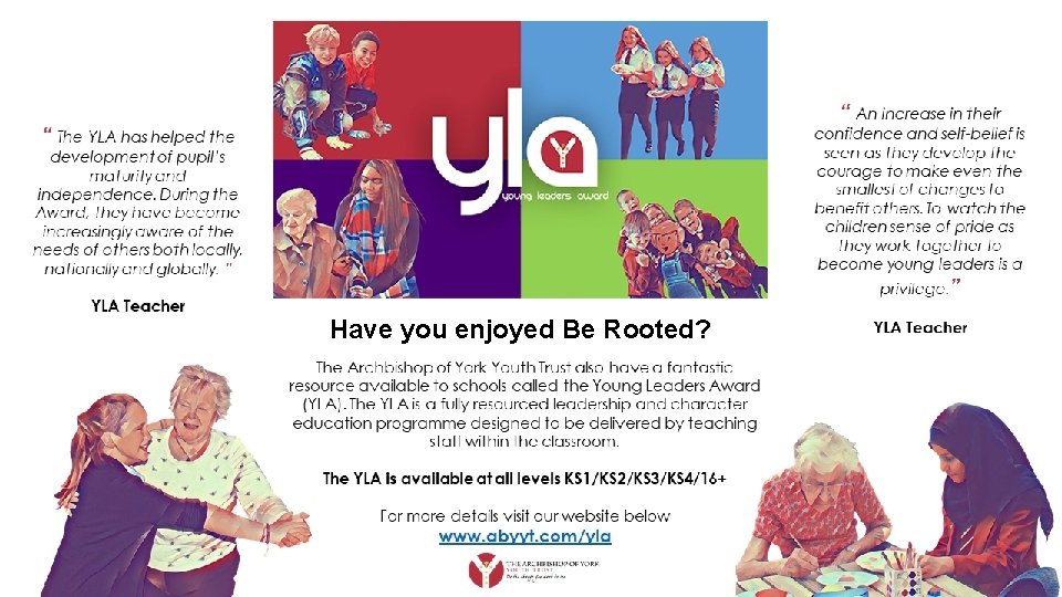 Have you enjoyed Be Rooted? 