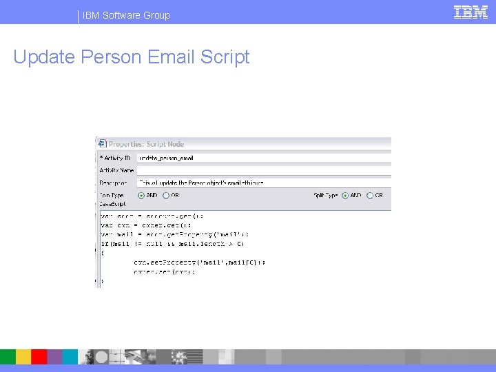 IBM Software Group Update Person Email Script 