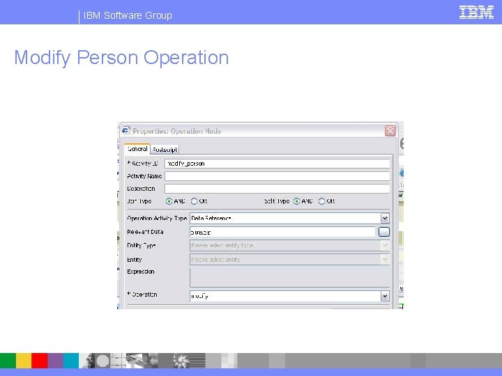 IBM Software Group Modify Person Operation 