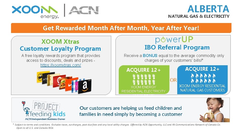 ALBERTA NATURAL GAS ELECTRICITY Why Choose XOOM Energy