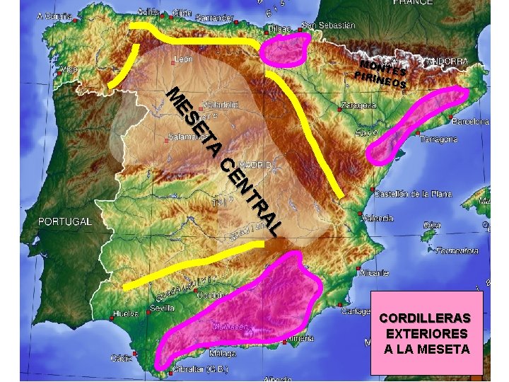 MON T PIRIN ES EOS A ET ES M L RA NT CE CORDILLERAS