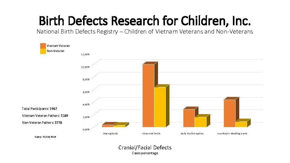 Birth Defects Research for Children, Inc. National Birth Defects Registry – Children of Vietnam