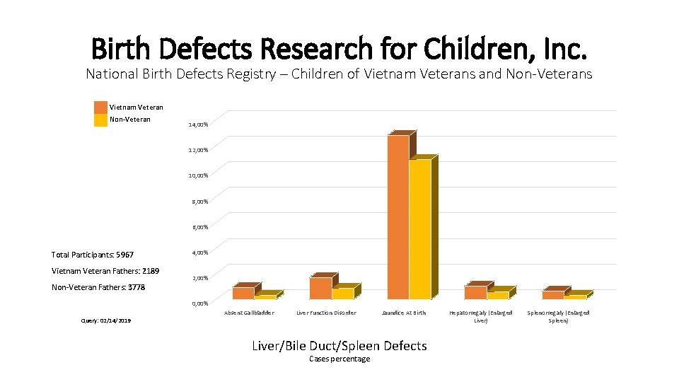 Birth Defects Research for Children, Inc. National Birth Defects Registry – Children of Vietnam