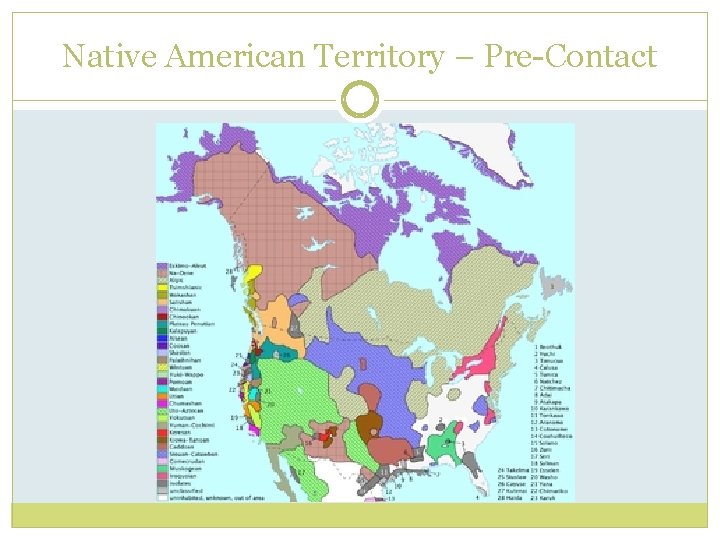Native American Territory – Pre-Contact 