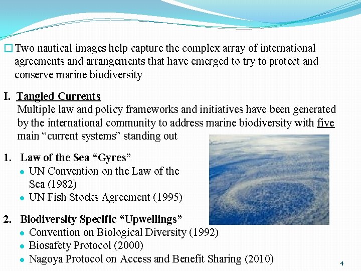 International Law and Marine Biodiversity Conservation Tangled Currents