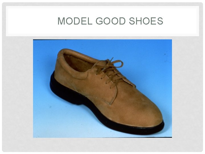 MODEL GOOD SHOES 