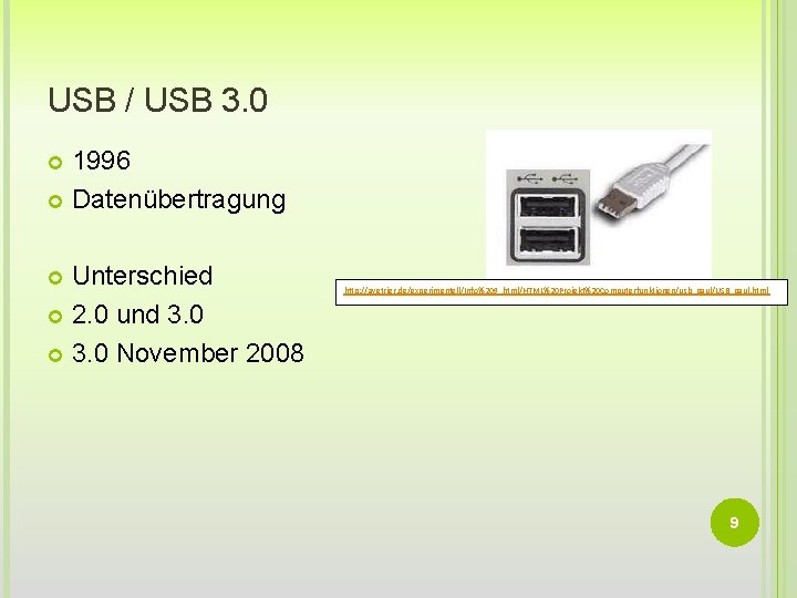 USB / USB 3. 0 1996 Datenübertragung Unterschied 2. 0 und 3. 0 November