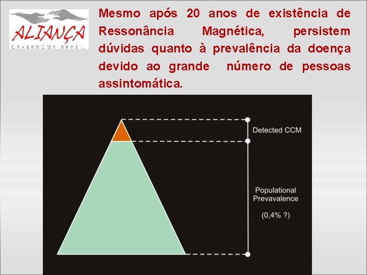 Mesmo após 20 anos de existência de Ressonância Magnética, persistem dúvidas quanto à prevalência